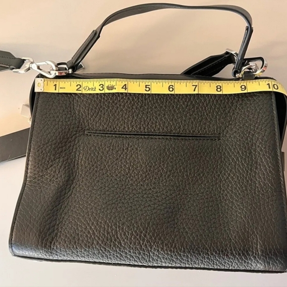 Michael Kors INGRID Medium Shoulder Black Leather Handbag - Picture 6 of 8